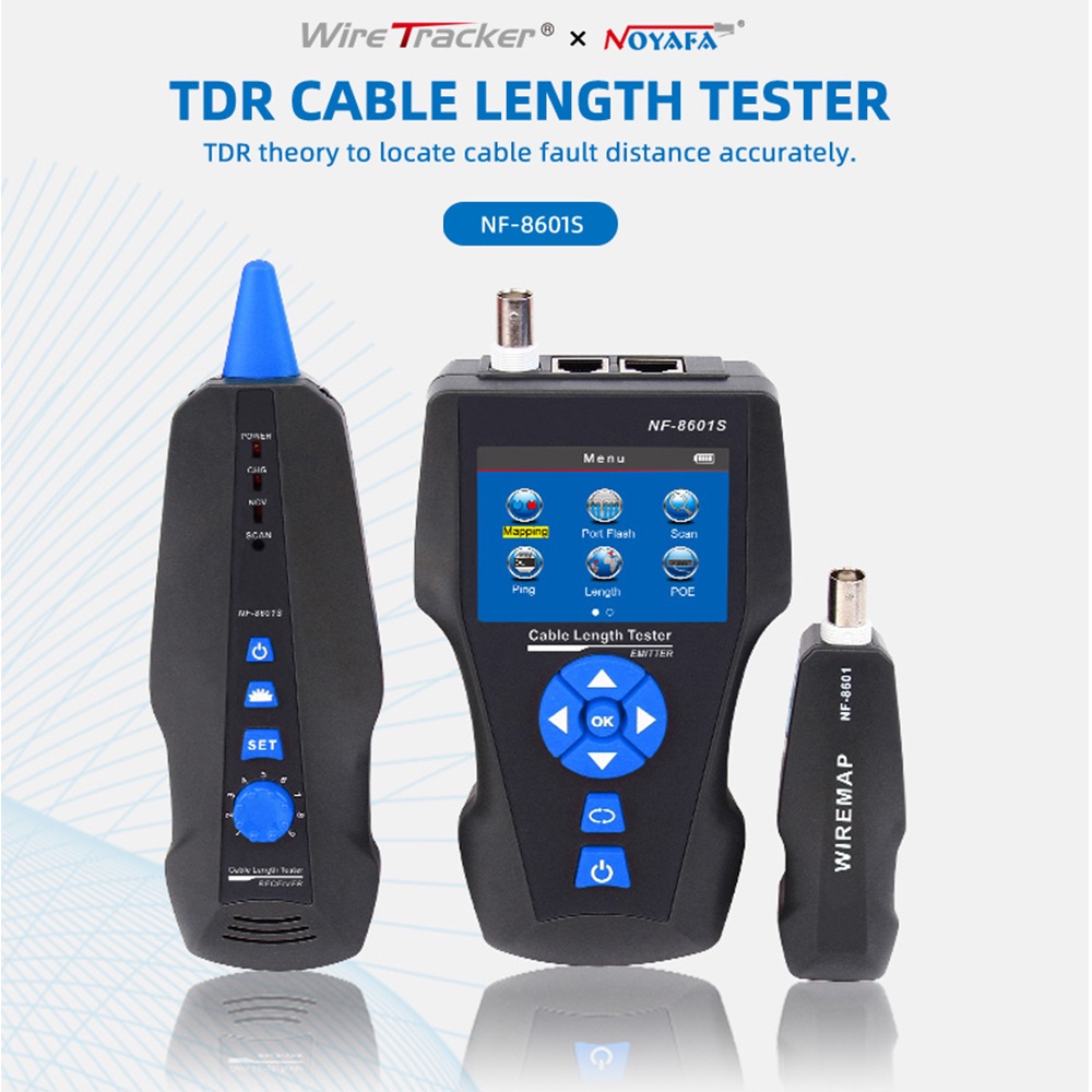 Noyafa Nf S Tdr Tester Network Cable Tester Tracker Rj Rj Lan