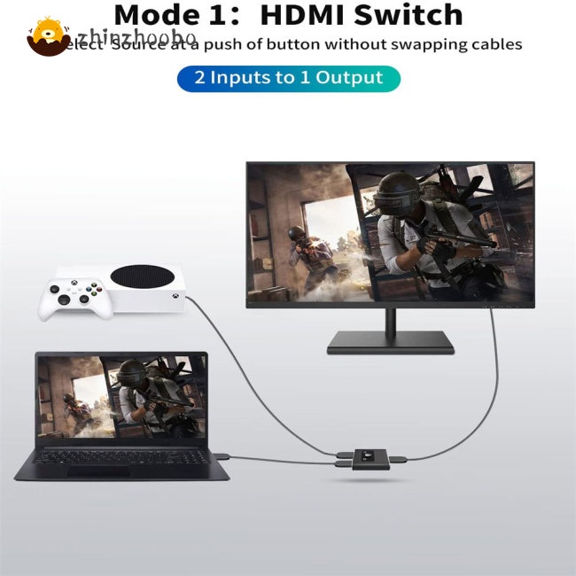 Cod Metal Hdmi Compatible Switcher K Hz In Out In Out Two