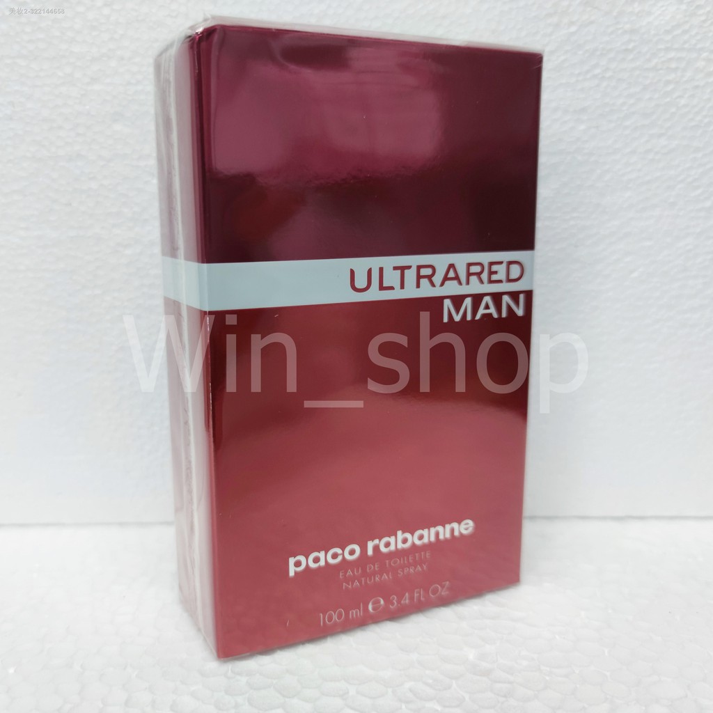 paco rabanne ultrared man edt 100 ml นำหอมแท พรอมกลองซล11