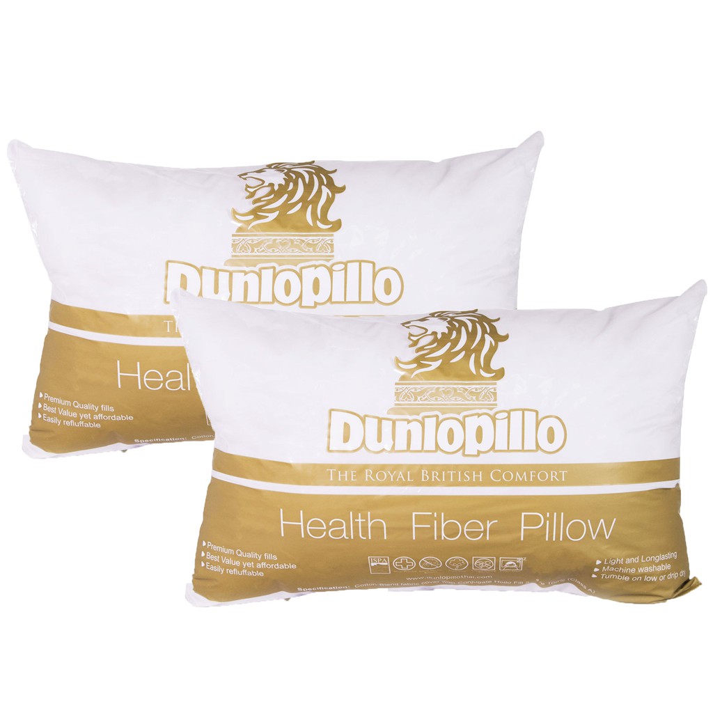 Dunlopillo หมอนหนุนสุขภาพ ซื้อ1 แถมฟรี1 รุ่น Royal Cloud ป้องกันไรฝุ่นและแบคทีเรีย ส่งฟรี #5