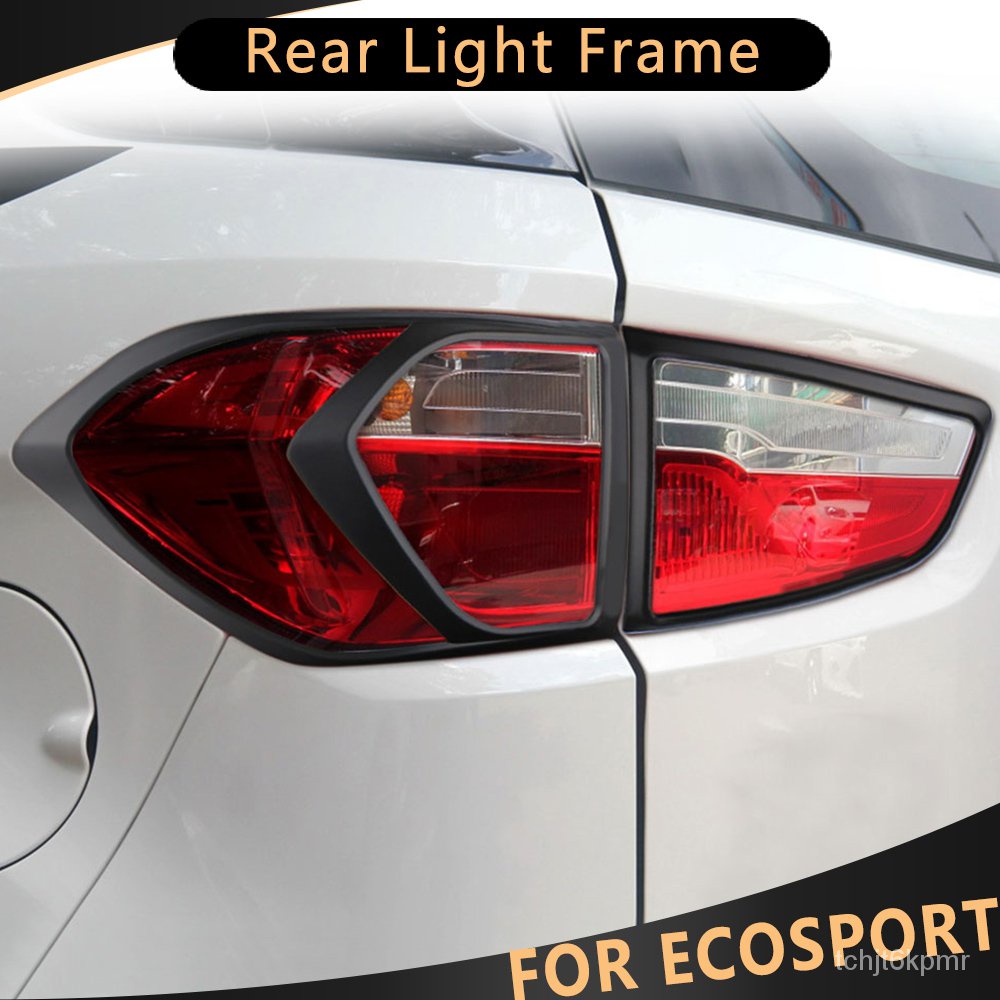 For Ford Ecosport 2018 2021 2Pcs ABS Car Rear Tail Light Lamp Frame