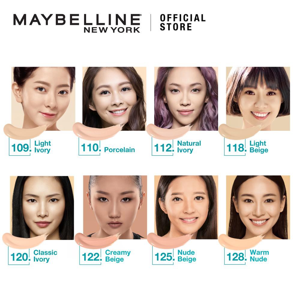เมย์เบลลีน ฟิต มี แมท แอนด์ พอร์เลส ลิควิด ฟาวเดชั่น รองพื้น MAYBELLINE FIT ME Foundation 30 ml. (รองพื้นคุมมัน) #6