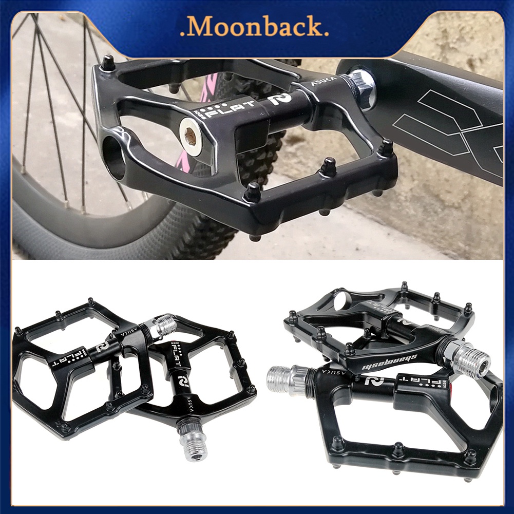 Moon 2Pcs Aluminum Alloy Bicycle Road Mountain Bike Anti Slip Sealed