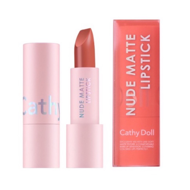 Cathy Doll Nude Matte Lipstick G Shopee Thailand