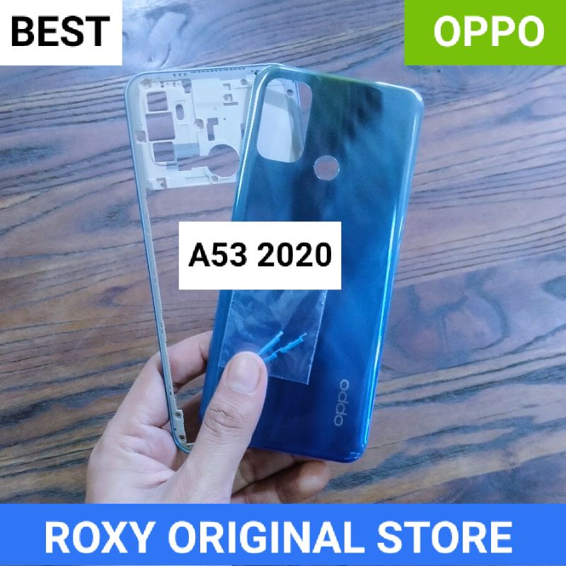 Kesing Fullset Housing Oppo A53 2020 Backdoor Backdor Backdor Back