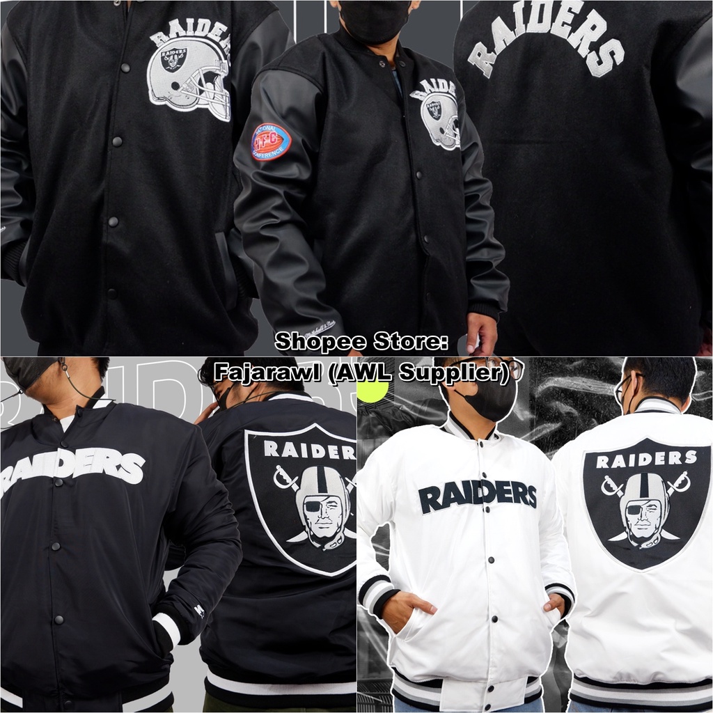 เสอแจกเกต ปกลาย NFL TEAM RAIDERS OAKLAND CLUB AMERICAN FOOTBALL