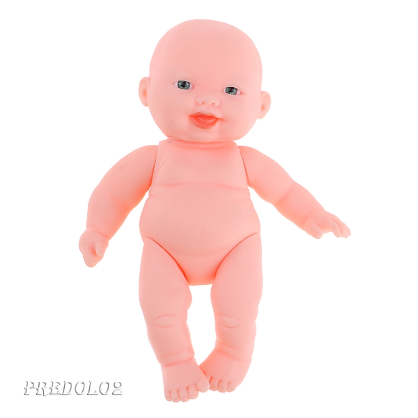 Predolo Cm Vinyl Baby Doll Lifelike Nude Newborn Girl Doll Soft