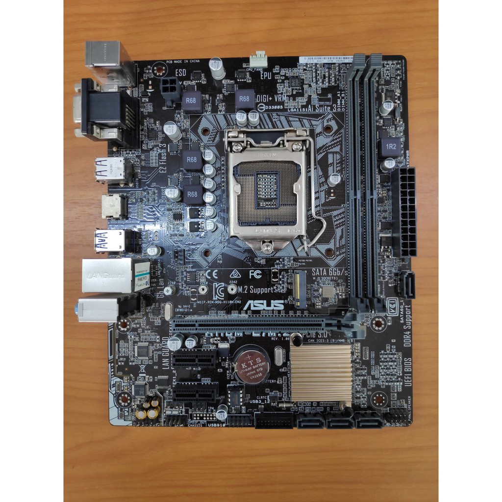 MAINBOARD เมนบอรด 1151 ASUS H110M E M 2 มอสอง Shopee Thailand