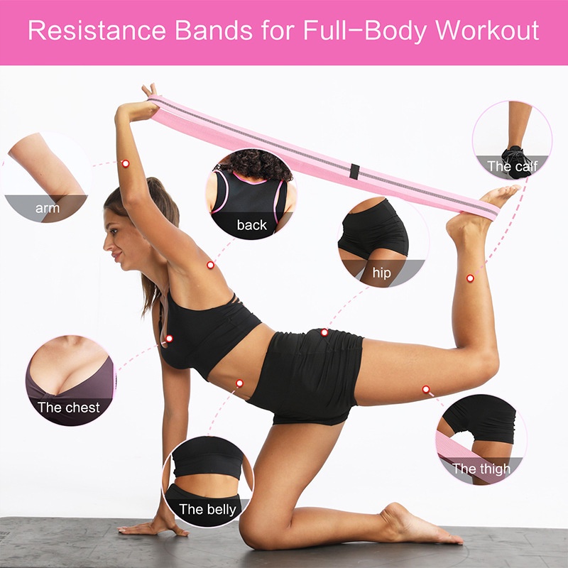 Pcs Elastic Sports Training Latex Yoga Resistance Bands Tension Belts