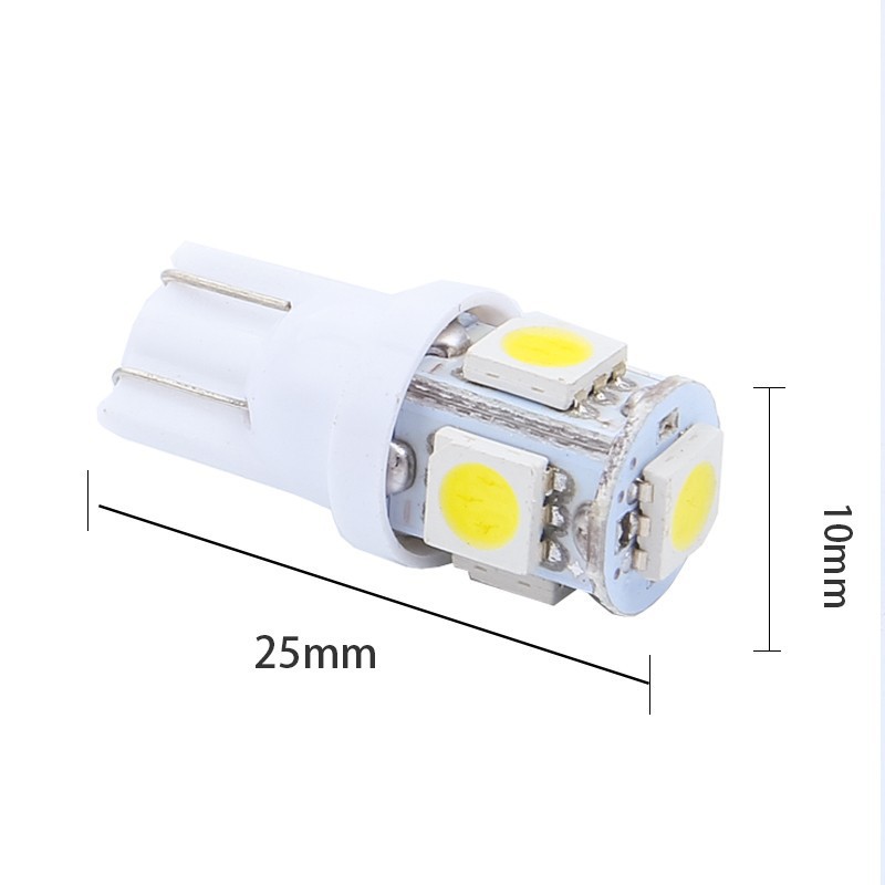 1PCS T10 Wedge 5050 5SMD W5W 168 194 2825 175 LED Dash Light โคมไฟ