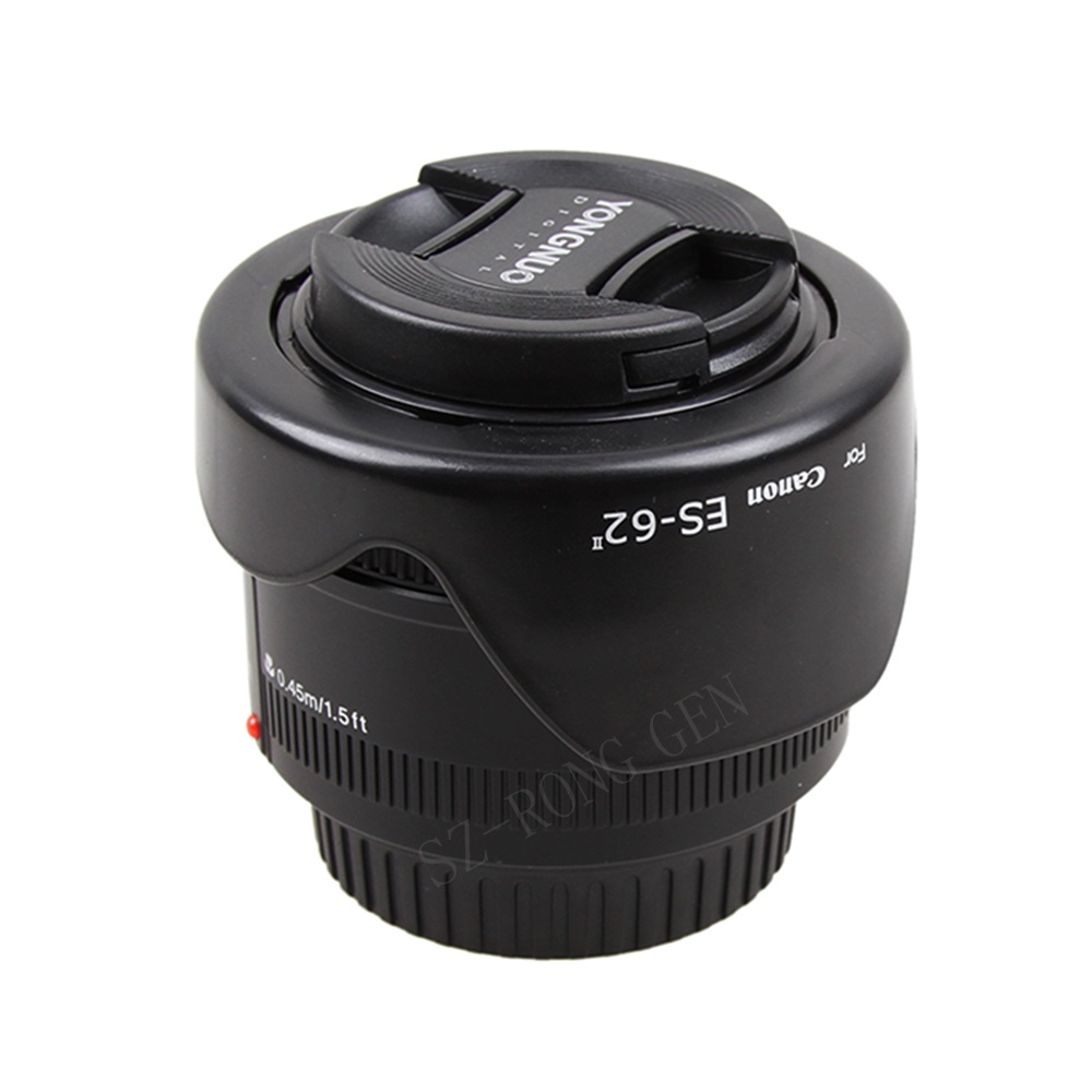 ฝาปดเลนสกลอง ES 62II ES 62 II Camera Lens Hood for Canon EOS 500d