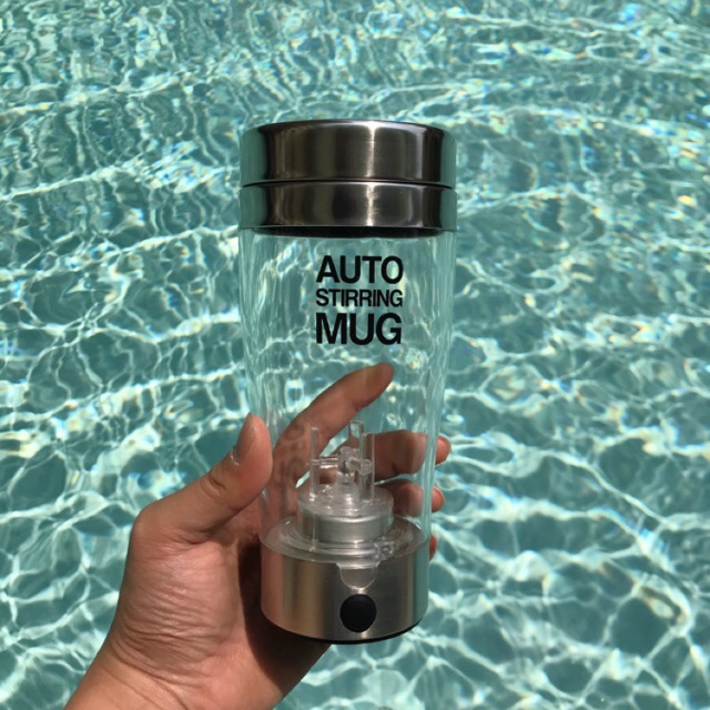 แก้วปั่นอัตโนมัติ Auto Stirring Mug ชงเวย์ ถ่าน