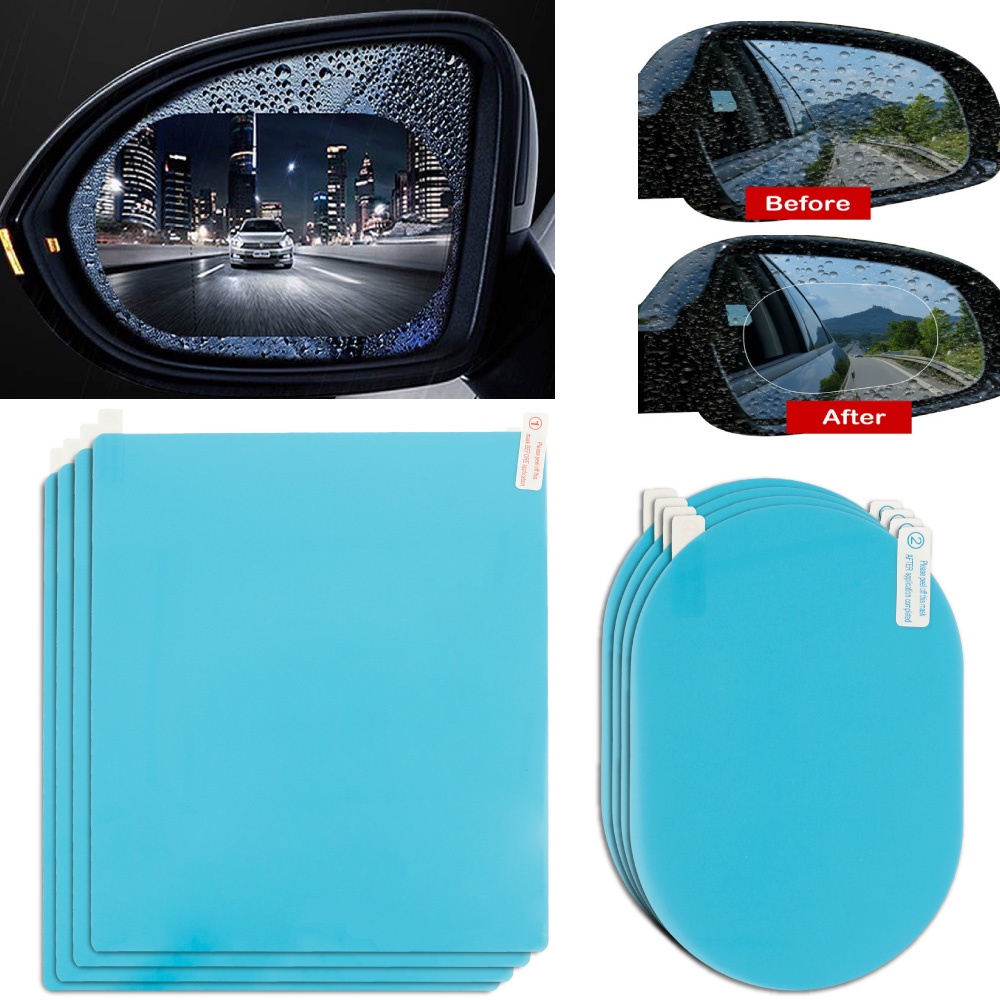 Car Rearview Mirror Protective Film Anti Fog Rain Window Clear