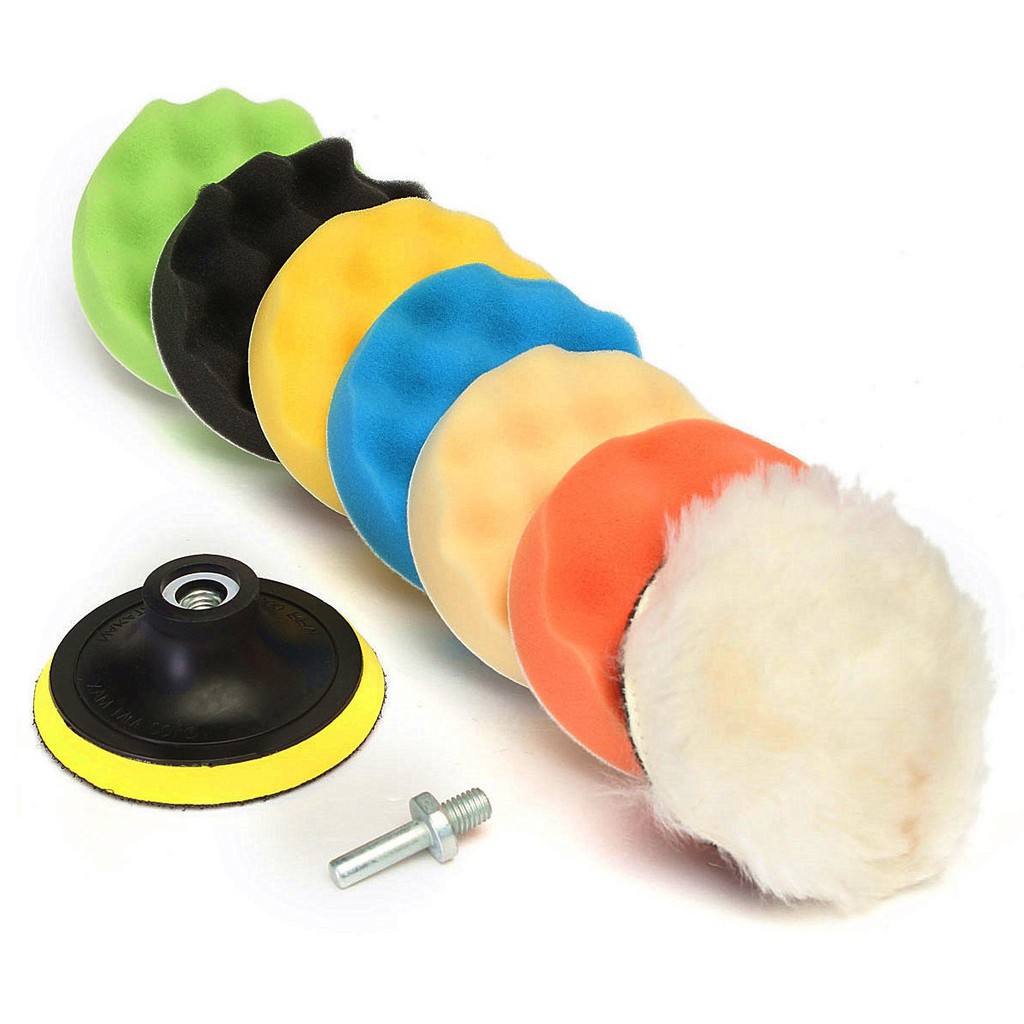 Pcs Buffing Sponge Pad Set Inch Mm Car Polishing Pad