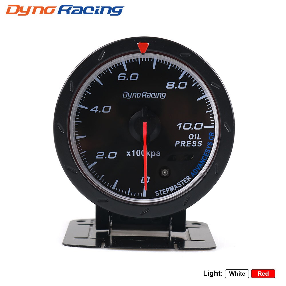 Dynoracing 60MM Auto Car Oil Pressure Gauge 0 10 BAR Oil Press Meter