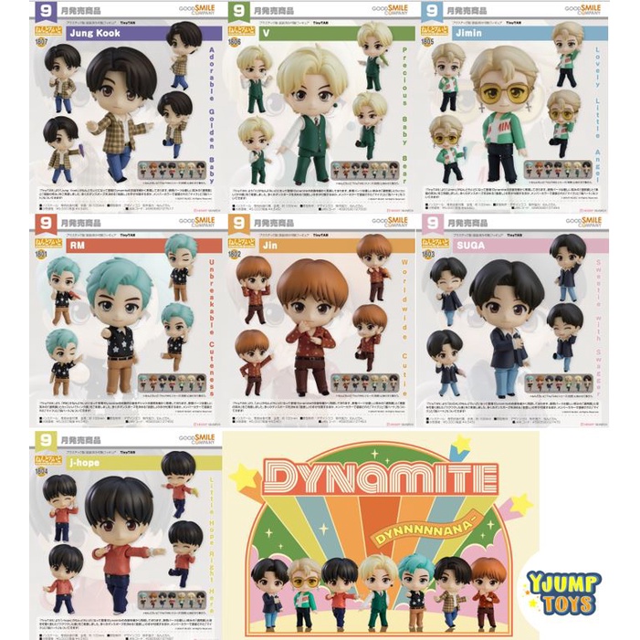 Nendoroid Tinytan Bts Jung Kook V Jimin Rm Jin Suga J Hope