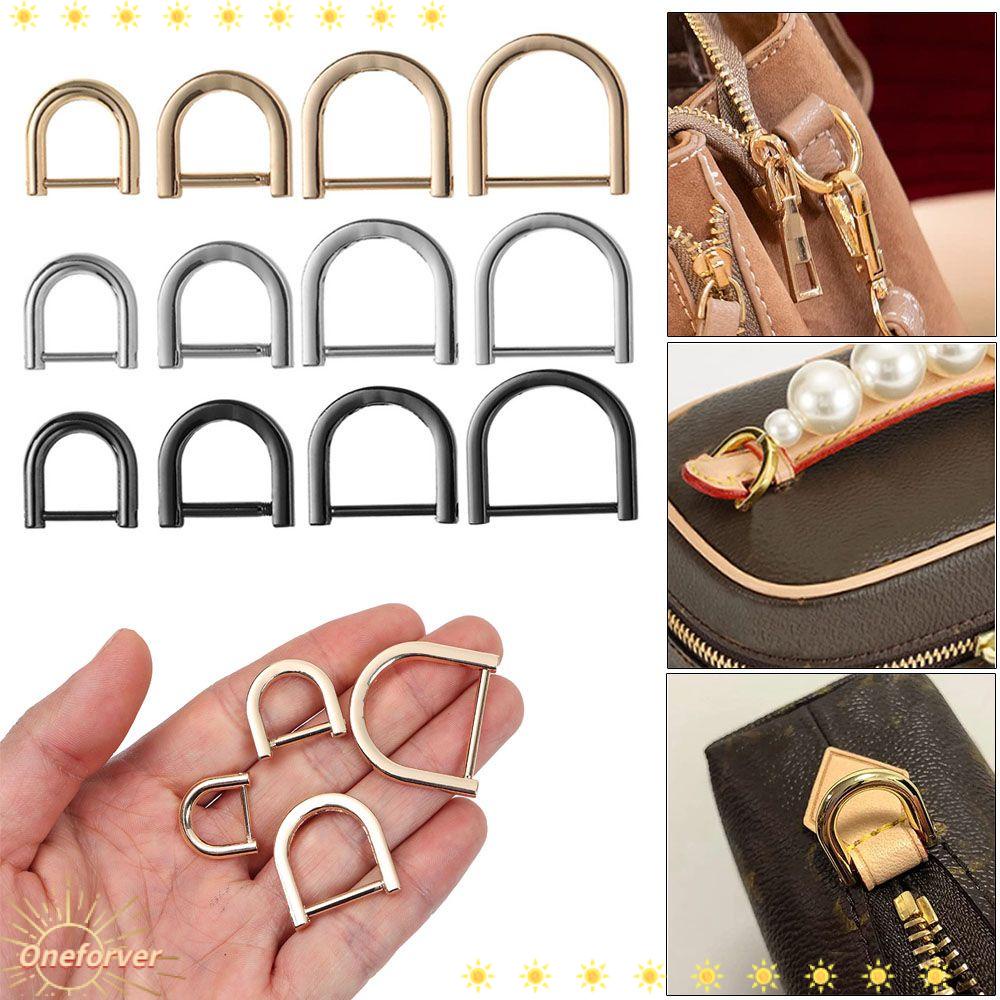 FOREVER DIY D Ring Buckle Belt Handle Bag Loop Screw Rings Buckle