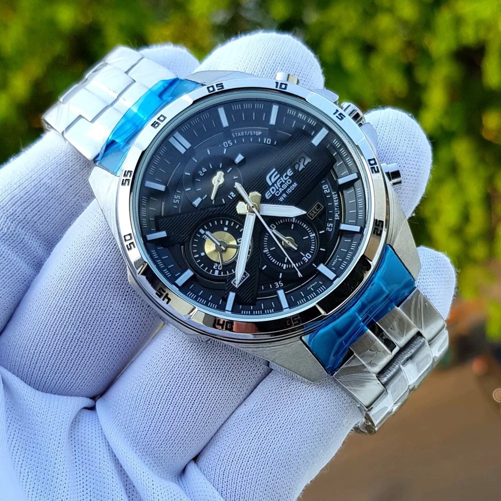 Casio Edifice Efr D Av Chronograph Men S Watch Shopee Thailand