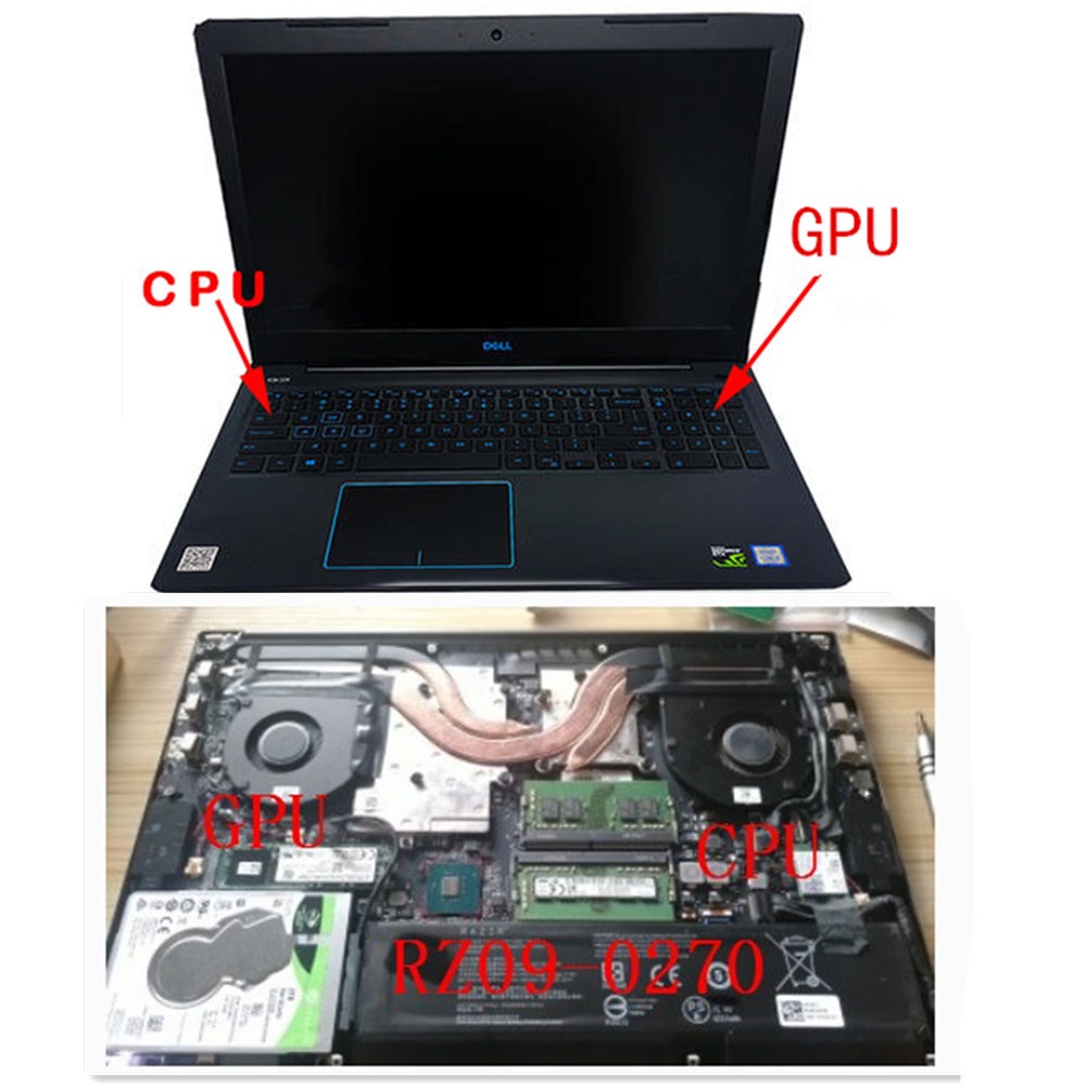 New Laptop Cpu Gpu Cooling Fan Cooler Notebook Pc For Razer Blade