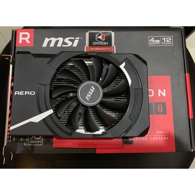 MSI RX 560 AERO ITX 4 G OC มประกน ไมตอไฟเพม Shopee Thailand