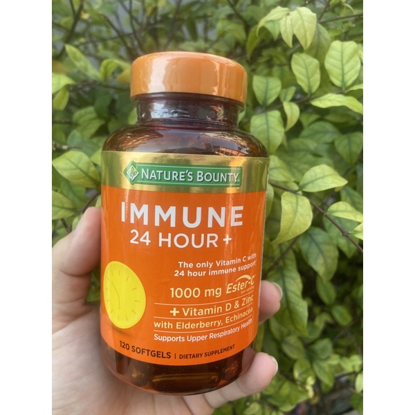 120 SG ของแท จาก วตามนซ Natures Bounty Ester C Immune 24 hr 1000 mg