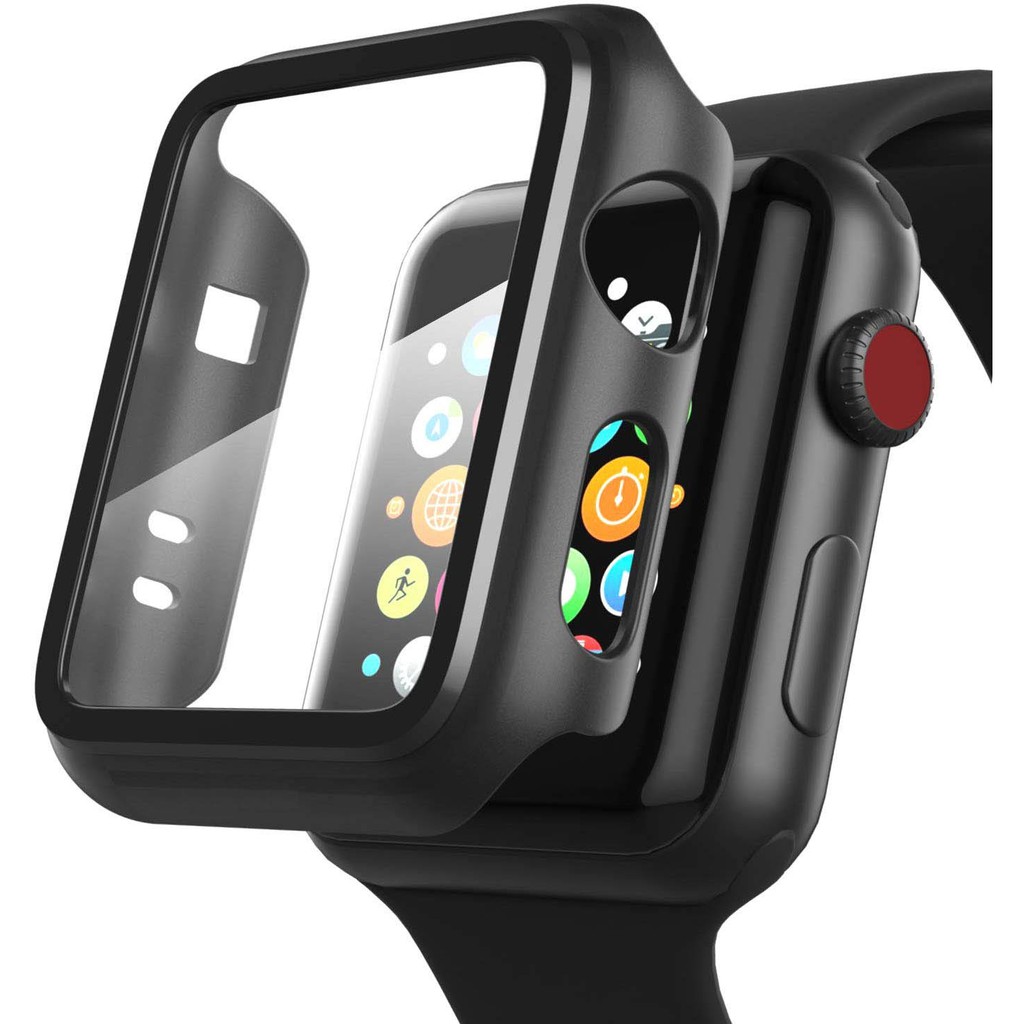 Apple Watch Case With Tempered Glass Screen Full Coverage Protector