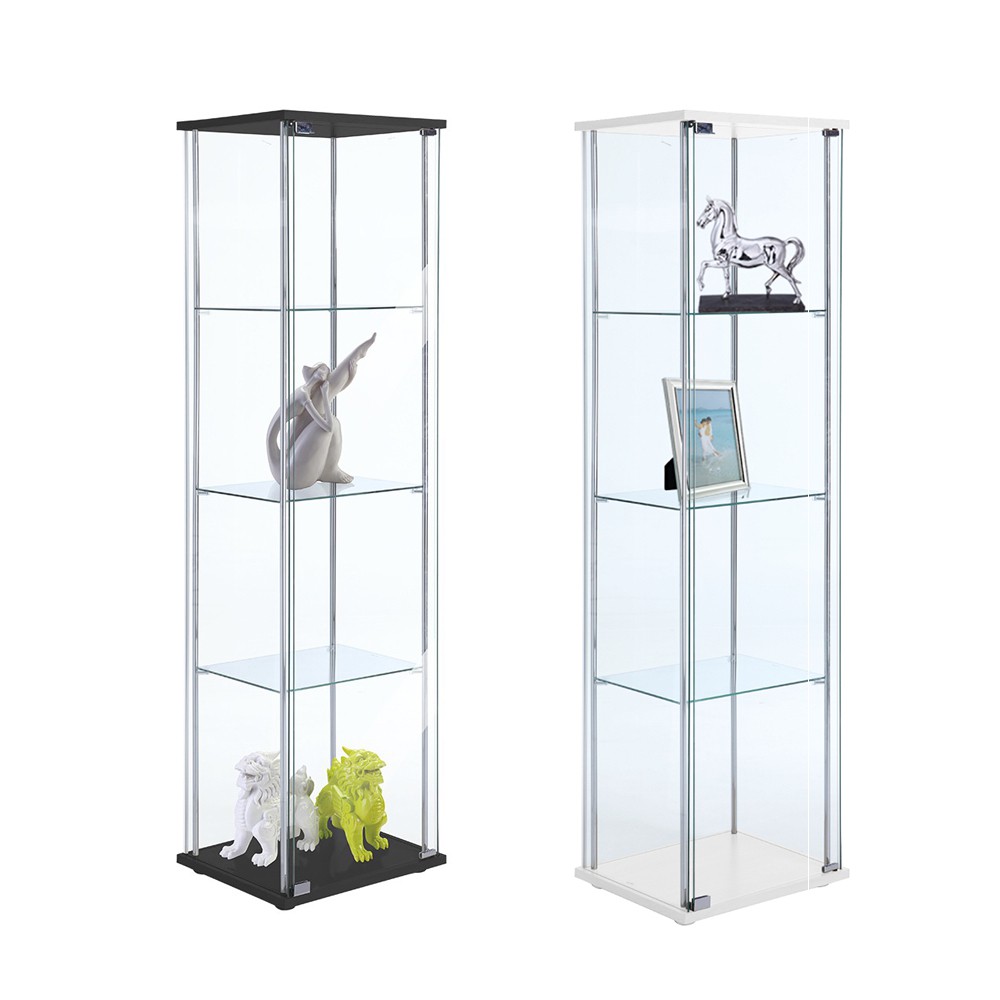 WINNER FURNITURE ตู้โชว์กระจก รุ่น กลอรี่ 42.5 ซม. - มี 2 สีให้เลือก สีขาวและสีดำ #8