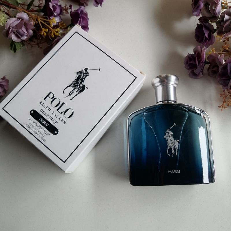 นำหอมRalph Lauren Polo Deep Blue Parfum 125 ml กลองขาว เทสเตอร