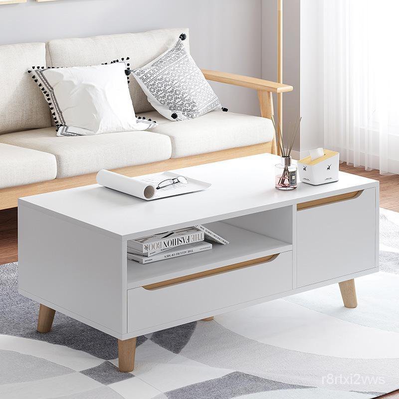 TV Cabinet And Tea Table Combination Set Nordic Modern Simple Small