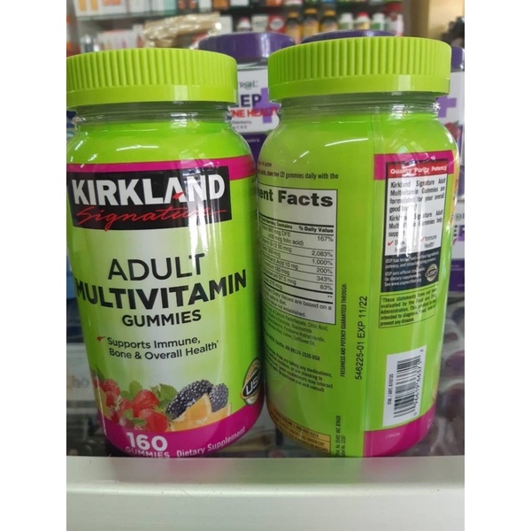 Kirkland Signature Adult Multivitamin Gummies Gummy Immune Shopee