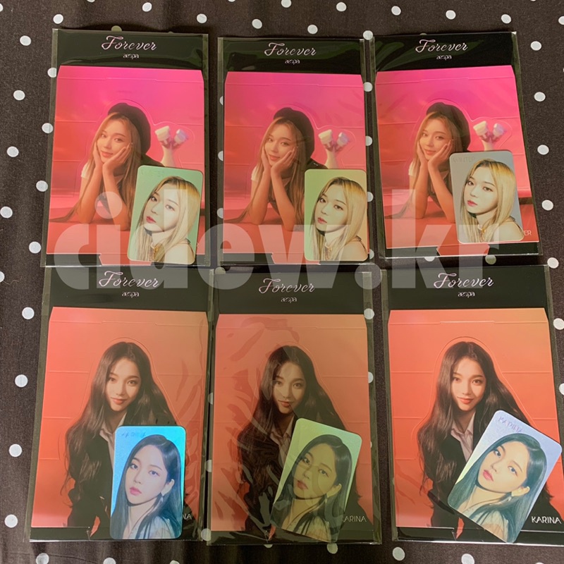 Aespa Pc Standee Hologram Forever Karina Winter Ningning Giselle Yf1R