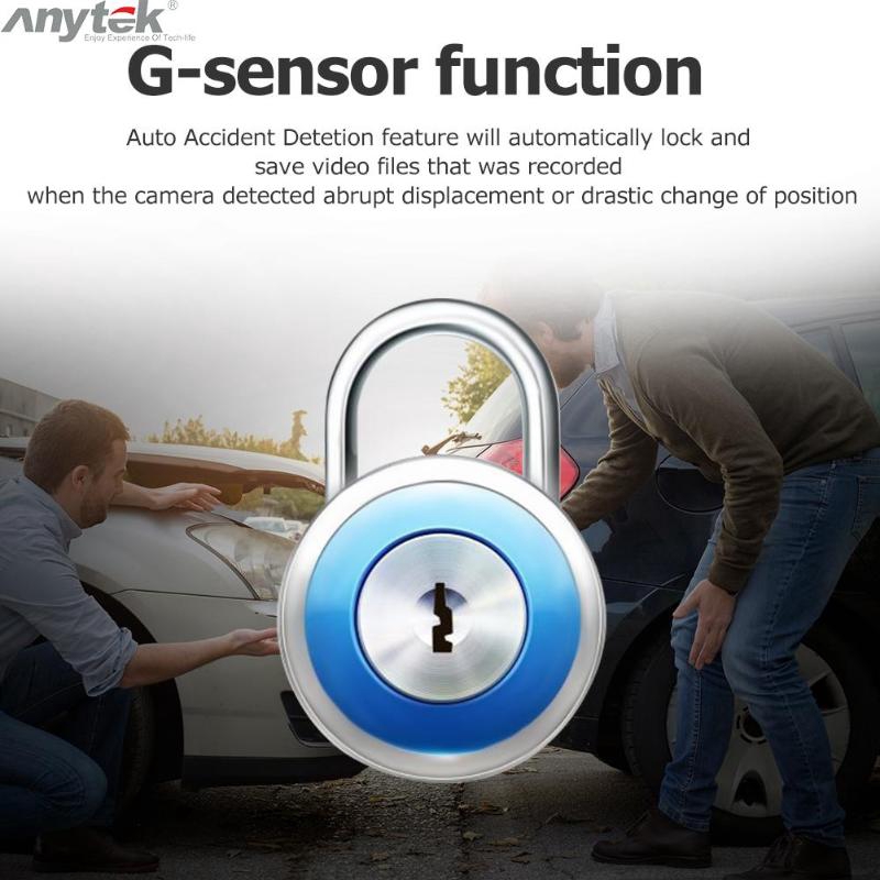 Anytek X Inch Car Dvr P Fhd Dual Lens Car Dvr Wdr G Sensor