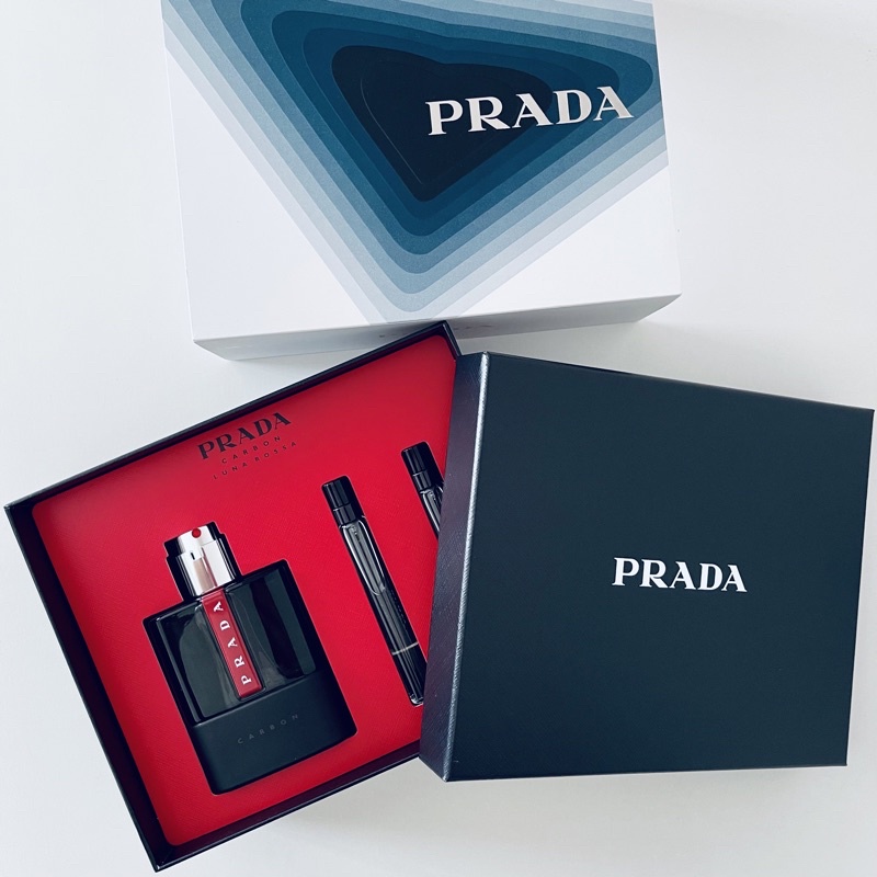 Prada Luna Rossa Carbon Edt 100 ml 2x10 ml ปาย King Power perfume no