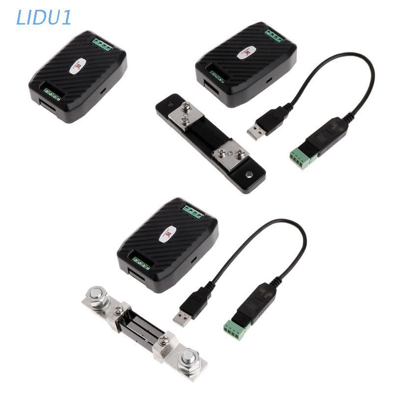 Lidu1 Pzem 017 Dc กลองรบสญญาณ Rs485 อนเตอรเฟส Modbus 0 300V 300A