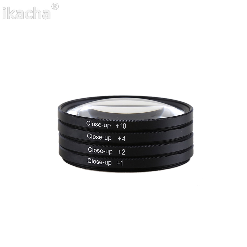 กลองกรองMacro Close Up Lens Filter 1 2 4 10 Filter Kit 49mm 52mm 55mm