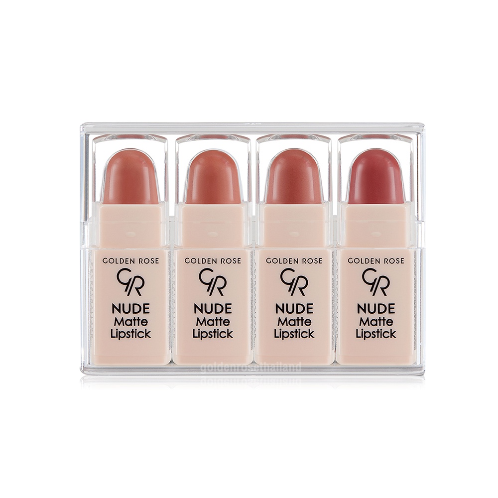 Golden Rose Nude Matte Lipstick Mini Set Shopee Thailand