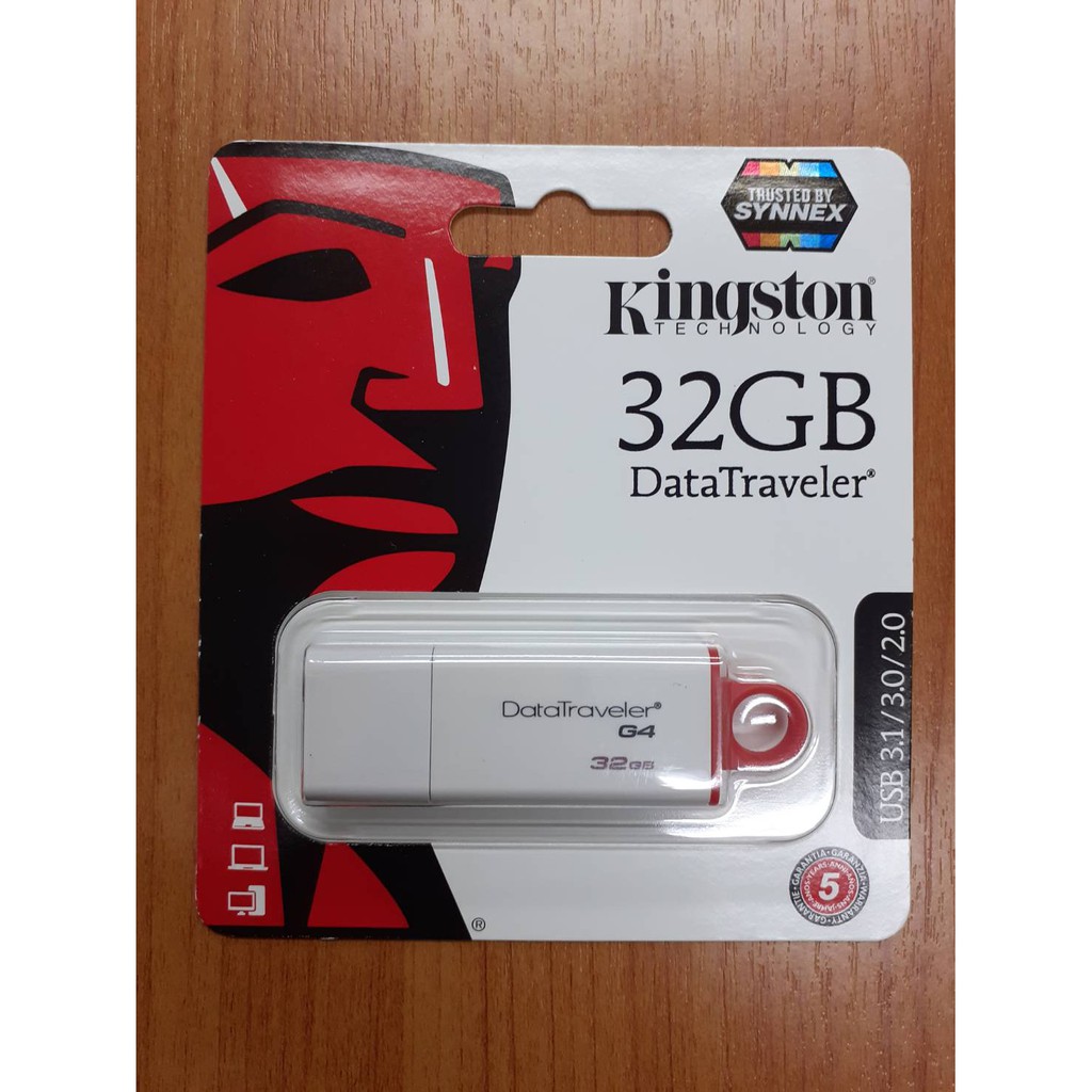 แฟลชไดรฟ Kingston Data Traveler G4 32GB สแดง Shopee Thailand