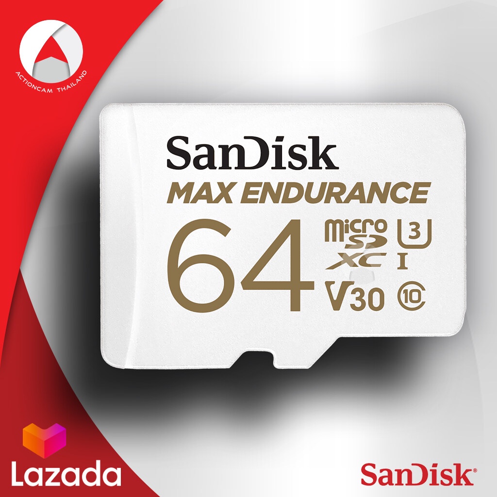 SanDisk Micro SDXC Card MAX ENDURANCE 64GB Speed Read 100mb S Write