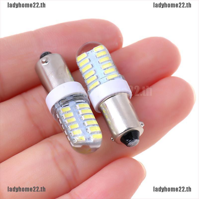 Ladyhome22หลอดไฟ led BA9S T11 T4W 3014 24smd 12v สาหรบตดดานขาง