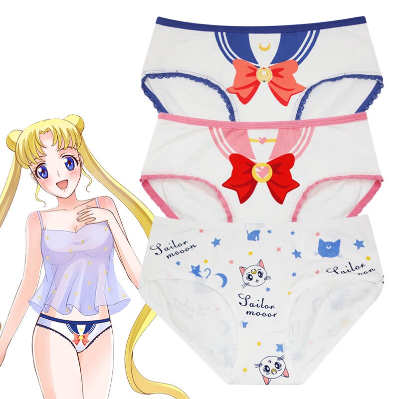 Japan Anime Sailor Moon Cotton Underpants Tsukino Usagi Cosplay