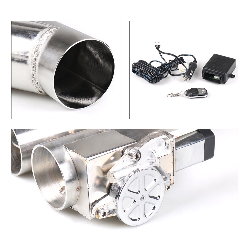 Electric Exhaust Cutout Kit Y Pipe Exhaust Control Valve