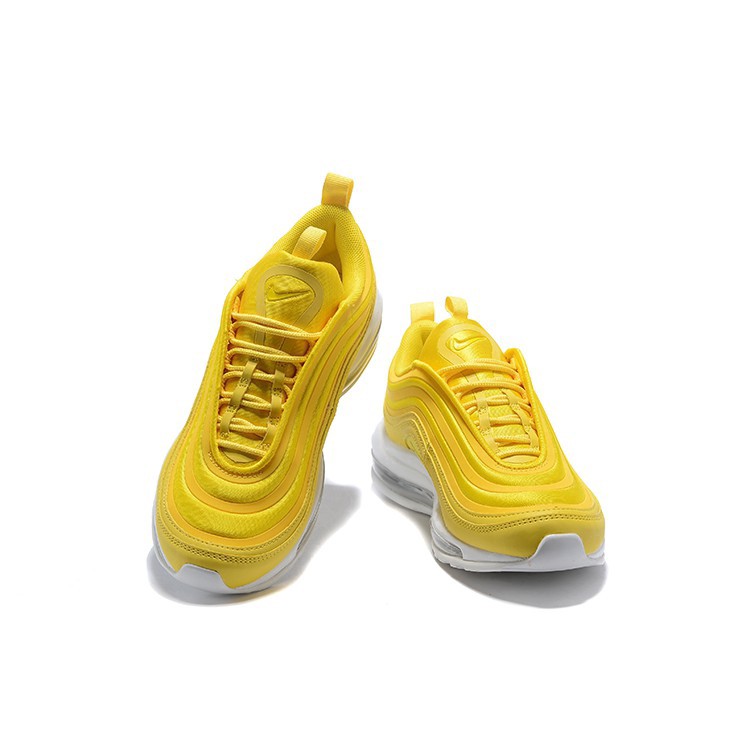 Nike Air Max 97 air cushion รองเท้าผ้าใบสีเหลืองไซส์ 40 46 Nike Air Max 97 air cushion รองเท้าผ้าใบสีเหลืองไซส์ 40 46