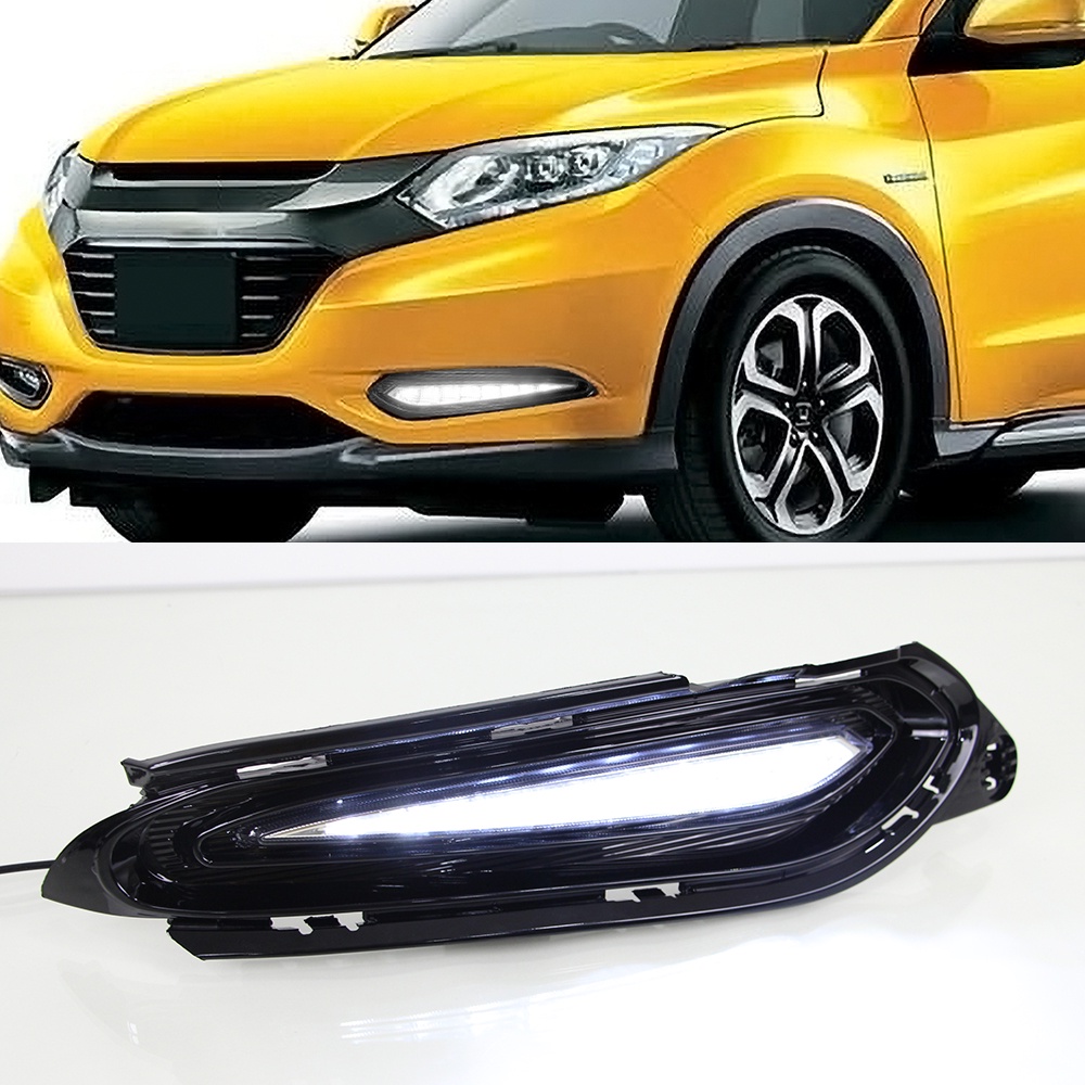 Car Flashing Pair Drl For Honda Hr V Hrv Vezel