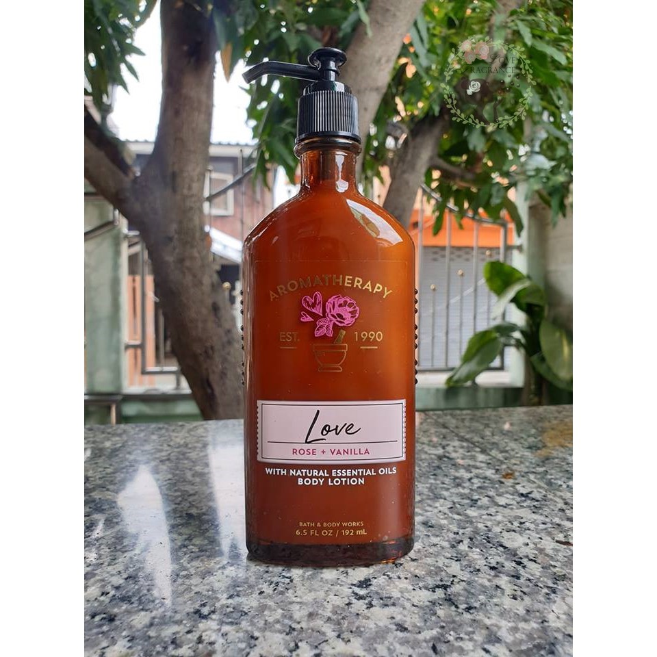 Bath Body Works Aromatherapy Love Rose Vanilla Body Lotion