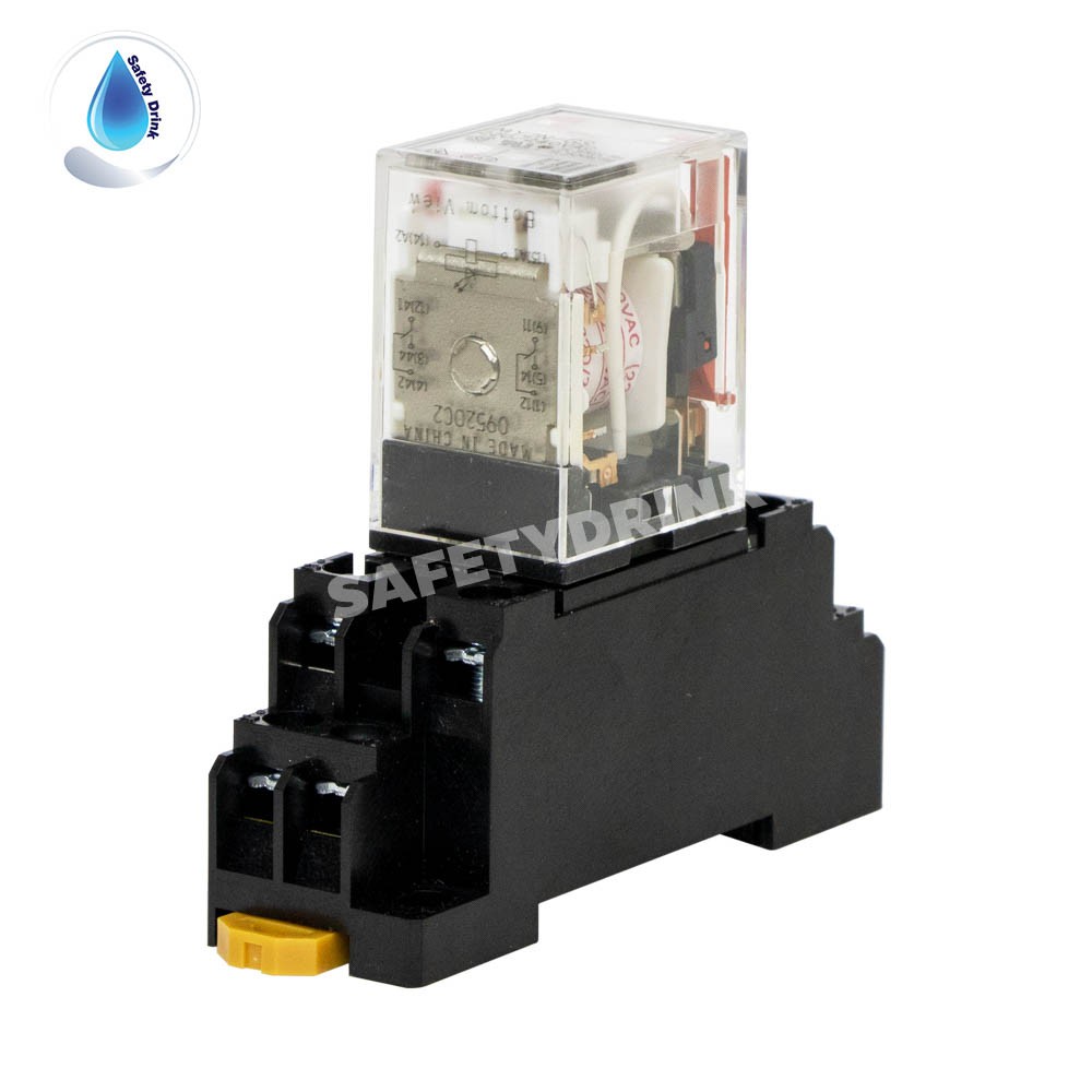 SafetyDrink RELAY MY2N GS 220VAC OMRON SOCKET PYF08 Shopee Thailand