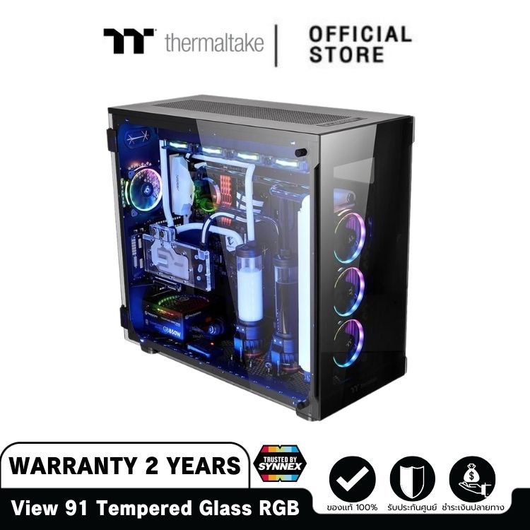 Thermaltake View Tempered Glass Rgb Edition Ca I F Wn