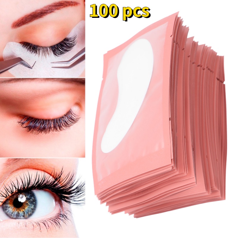 Master Sculptor 100 Pairs Disposable Eyelash Grafted Paper Patches