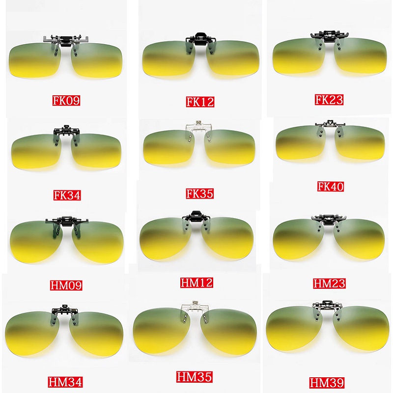 Day And Night Dual Use Polarized Clip Sunglasses Men Women Driver Light