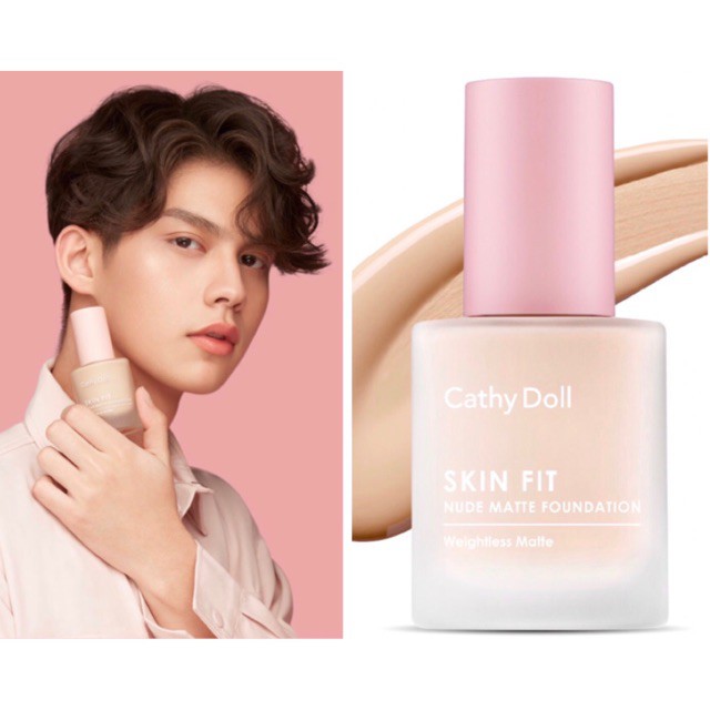 CATHY DOLL NUDE MATTE FOUNDATION ML รองพนเนอครม