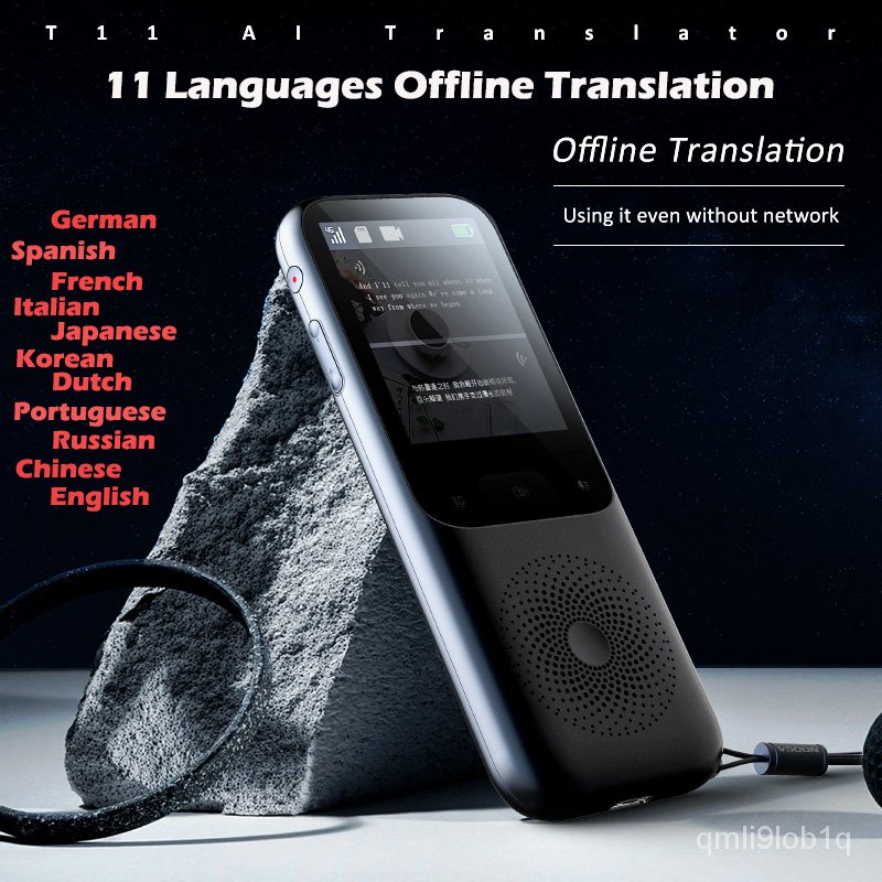 138 Languages T11 Portable Smart Voice Translator Real Time Multi